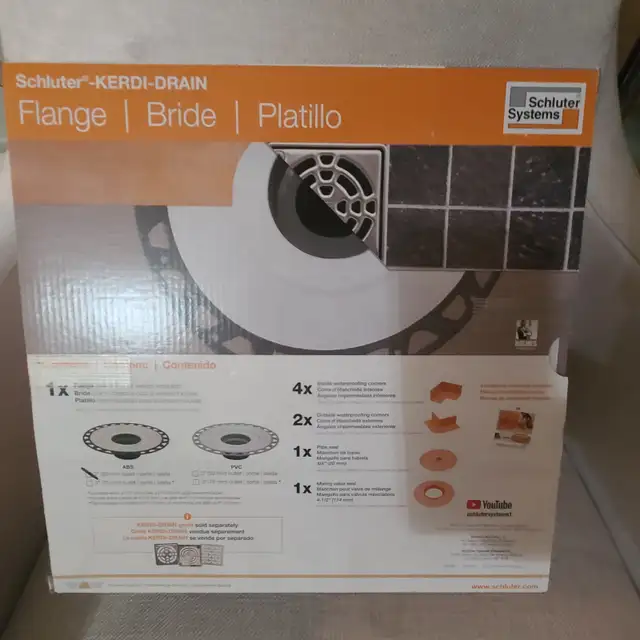 Brand New Schluter Kerdi draine
