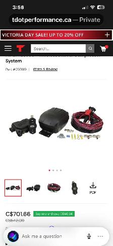 AIR LIFT 5000 F150 Raptor air bags