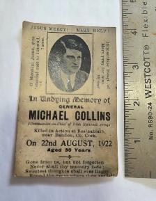 Michael Collins Mass Card