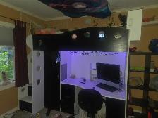 JYSK NIKA Loft Bed With Desk And Storage - Photo 2