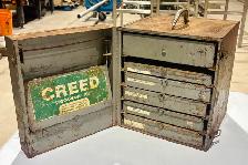 Vintage Metal "Creed" Cabinet (Filled w NIB PLUMBING Stock!)