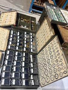 Vintage Metal "Creed" Cabinet (Filled w NIB PLUMBING Stock!) - Photo 4