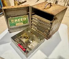 Vintage Metal "Creed" Cabinet (Filled w NIB PLUMBING Stock!) - Photo 7