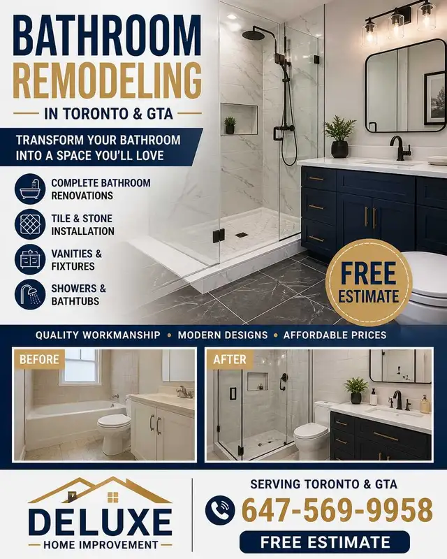 BATHROOM REMODELING EXPERT TORONTO GTA FREE ESTIMATE