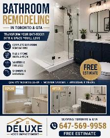 BATHROOM REMODELING EXPERT TORONTO GTA FREE ESTIMATE