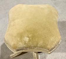 Vintage Painted Piano/Organ Stool (w Upholstered Seat. c. 1940s) - Photo 3