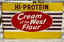 Vintage AUTHENTIC Large Metal Advertising Sign (c. 1950s) - Photo 2