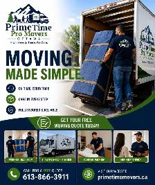 Professional Movers in Ottawa | PrimeTime Movers