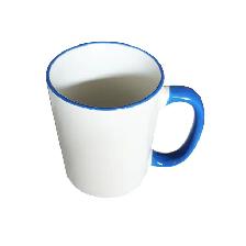 1pc 15oz Ceramic Rim Inner Handle Two-Tone Mug Heat Press 001445 - Photo 7