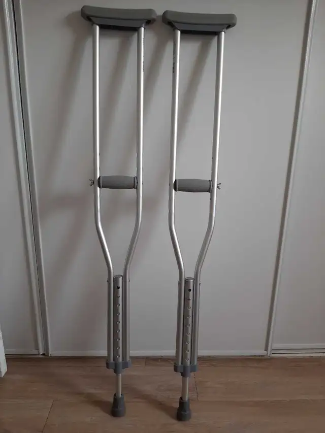 Push-button Crutches