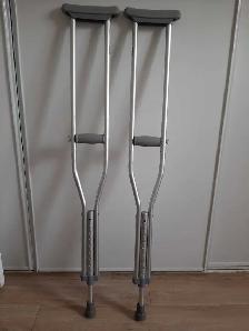 Push-button Crutches