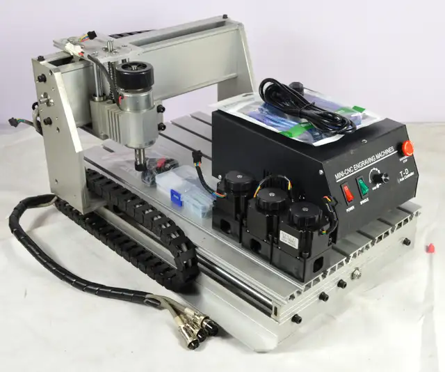 110V CNC Engraver 4 axis 4030 Milling Machine 3D Artwork 017207