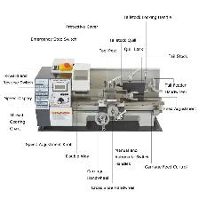 WM180V Precision Metal Bench Lathe 600W 7'12' 028062 - Photo 2