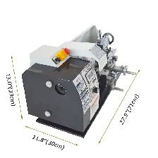 WM180V Precision Metal Bench Lathe 600W 7'12' 028062 - Photo 3