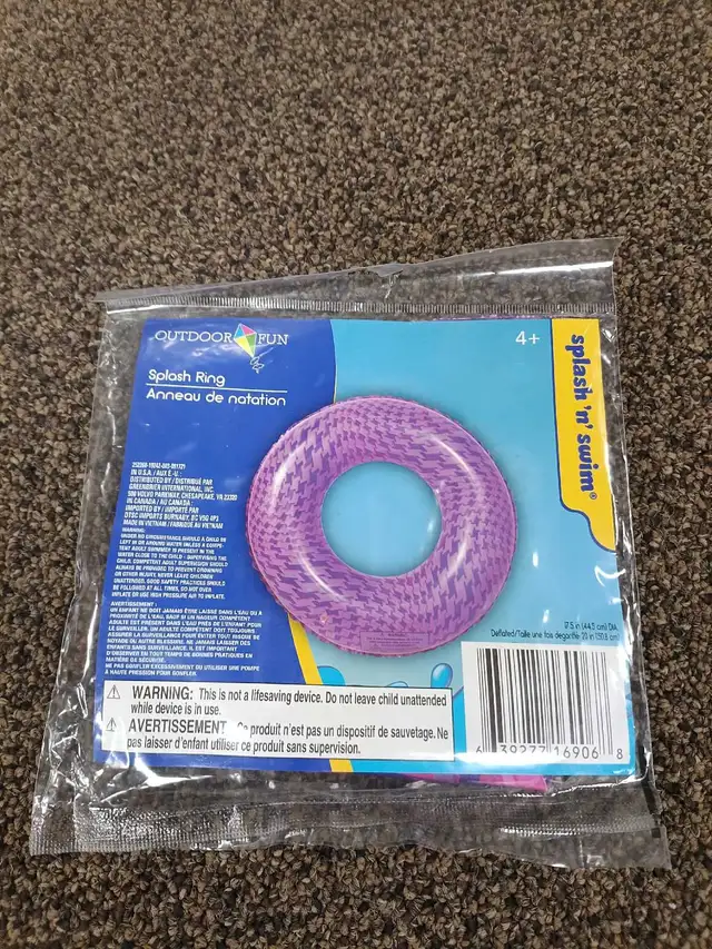 Outdoor Fun "Splash ’n Swim" Splash Ring