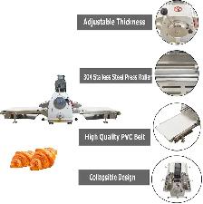 Foldable Tabletop 70.9'19.7' Pastry Sheeter 110V 056347 - Photo 4