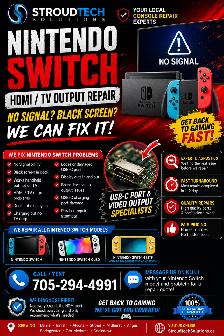 Nintendo Switch HDMI / TV Output Repair – Barrie & Innisfil