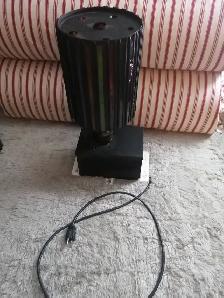 Antique disco rotating colored light