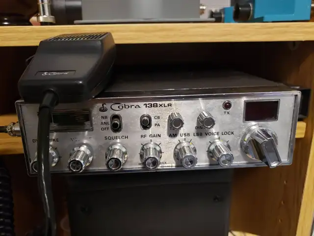 COBRA 138 XLR AM/SSB TRANSCEIVER 100% STOCK WITH D-858 CHIP