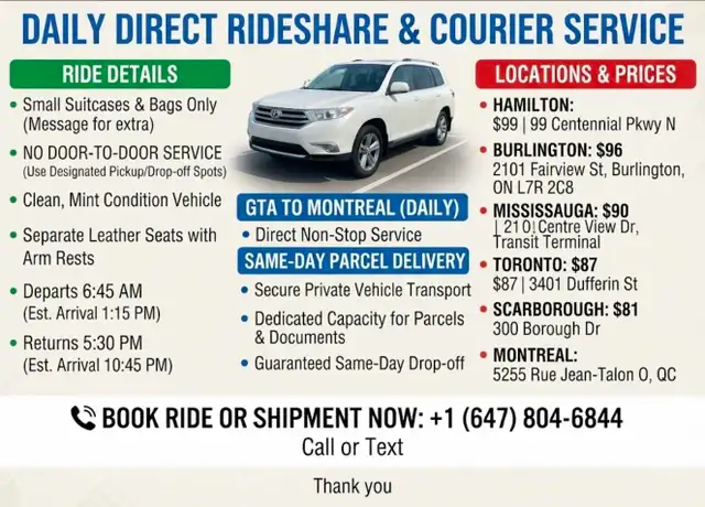 RideShare / carpooling