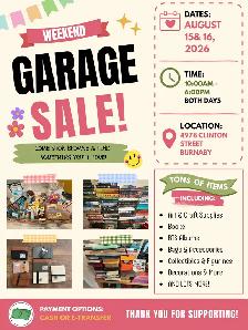 GARAGE SALE - BURNABY - ENDS AUG.31ST
