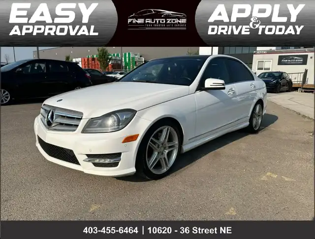 2014 Mercedes-Benz C350 AWD, Back Cam, Sunroof, No Reported Acci