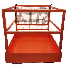 Forklift Safety Cage Work Platform Lift Basket Fence 022404 - Photo 4