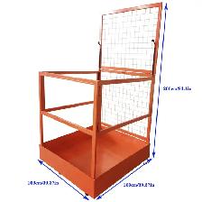 Forklift Safety Cage Work Platform Lift Basket Fence 022404 - Photo 9