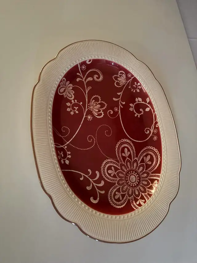 Ceramic Decorative Oval Platter