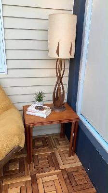 Mid century. TEAK TECK. Tables gigognes pour fauteuil, canapé, t - Photo 3