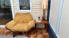 Mid century. TEAK TECK. Tables gigognes pour fauteuil, canapé, t - Photo 4