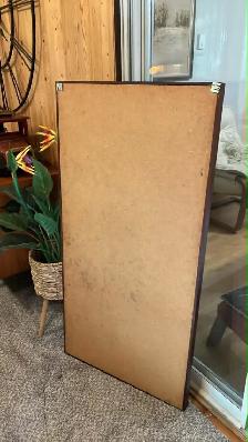 Mid century. TEAK TECK. LARGE mirror Grand miroir pour buffet, c - Photo 3