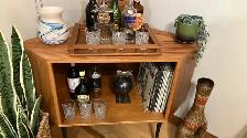 MCM vintage. TEAK TECK. Crédence, buffet, bahut disque vinyles - Photo 6