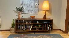 Mid century. TEAK TECK. Lazy Susan / Buffet, vaisselier, bahut a - Photo 4