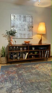 Mid century. TEAK TECK. Lazy Susan / Buffet, vaisselier, bahut a - Photo 8