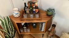 Mid century. TEAK TECK Buffet / Table de salle à manger / 2 chai - Photo 9