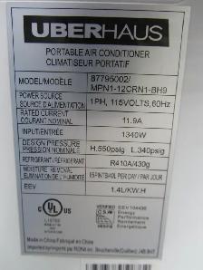 Air climatisé portatif / 12000 BTU 3 en 1 / Air Conditioner port - Photo 7