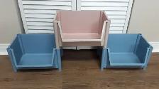 3 CONTENANTS NEUFS DE RANGEMENT DE 12'LARx8'PROFx7'HAU: $15.00 3 - Photo 2