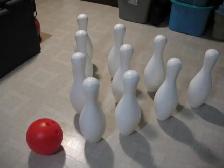 Kids Large 10 Pin Bowling Set, LIKE NEW - Photo 2