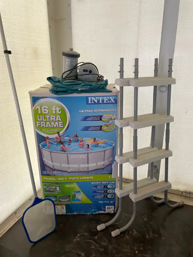 FREE - 16’ Intex Ultra Frame Above Ground Pool