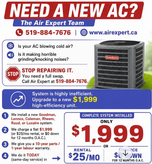 AIR CONDITIONER AIR CONDITIONER AIR CONDITIONER INSTALL TODAY