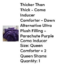 LARGE COMFORTER