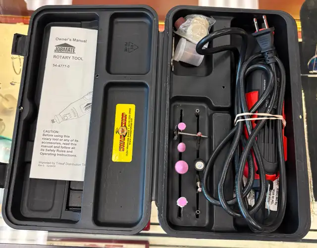 Jobmate 54-4777-0 Corded Rotary Tool in Case