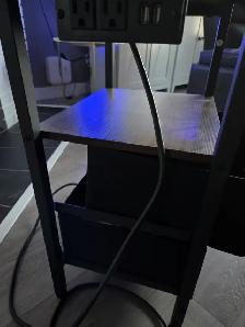 Two Matching Bedside Tables w/ USB and Plug-In Capabilities