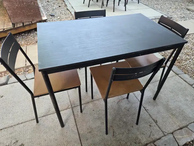 Kitchen Table with Matching Chairs (Four) - Beddington