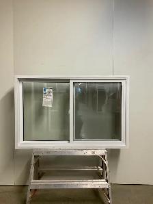 10724CP Fenêtre Coulissante PVC Blanc 2 sect 1 ouvr 48 x 31 1/4 - Photo 2