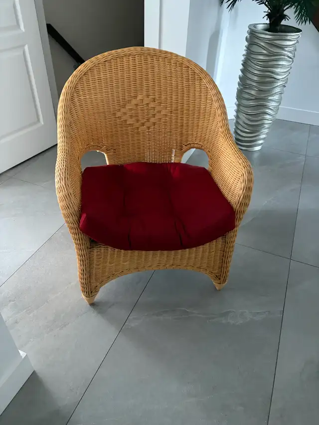 wicker chair