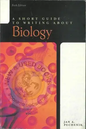 A Short Guide to Writing About Biology 6th Edition 9780321385925