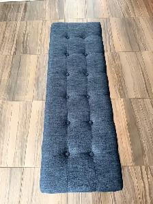 Blue Cloth Bench - Photo 2