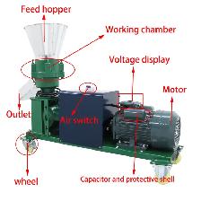 4MM Chicken Feed Pellet Mill Machine Four Rollers 239253 - Photo 7